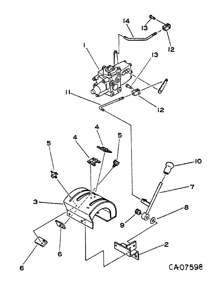 Схема запчастей Case IH 274 - (10-01) - HYDRAULICS, HYDRAULIC CONTROLS (07) - HYDRAULICS