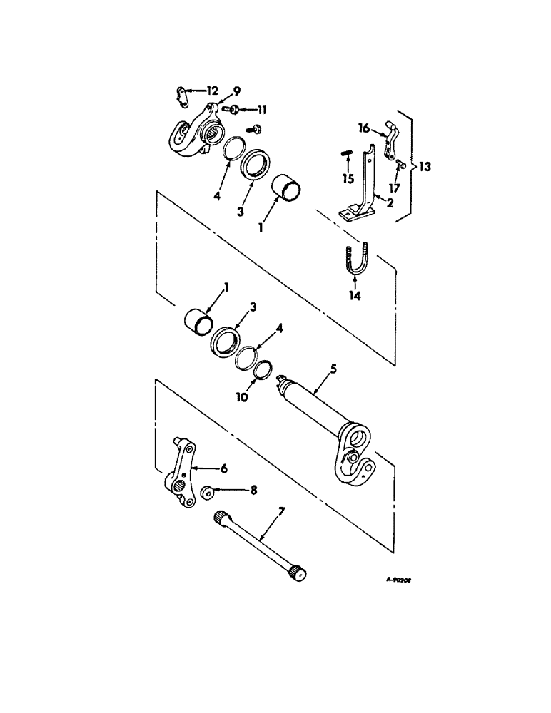 Схема запчастей Case IH 2856 - (F-37) - HYDRAULICS SYSTEM, DRAFT SENSING (07) - HYDRAULIC SYSTEM