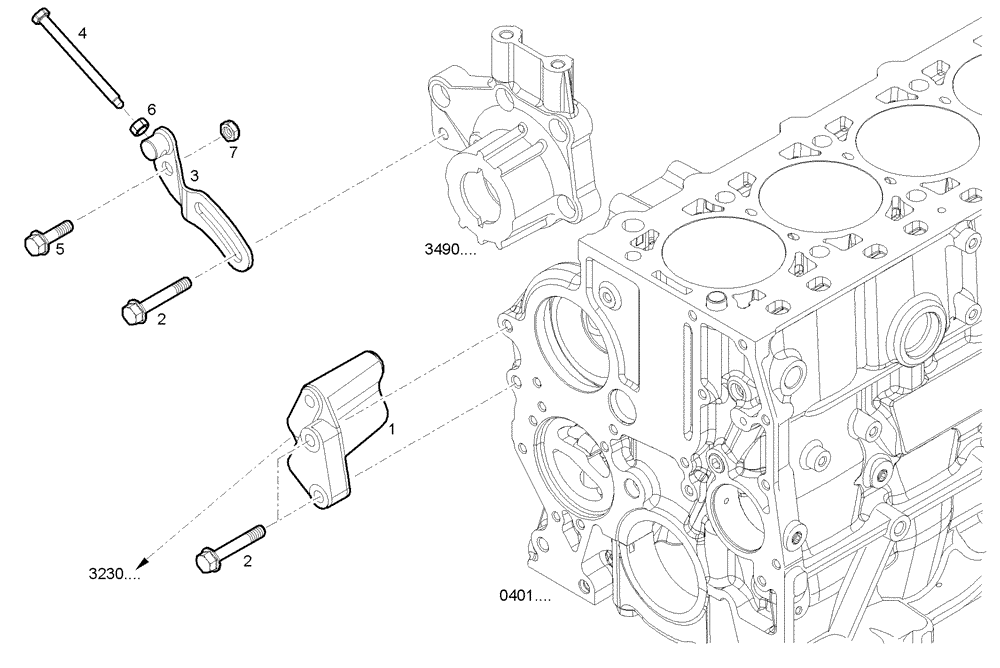 Схема запчастей Case IH F5AE9484G A003 - (4000.210) - GENERATOR 