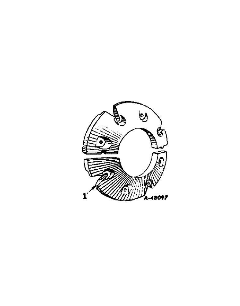 Схема запчастей Case IH 664 - (02-02[1]) - REAR WHEEL WEIGHTS, SPLIT TYPE Accessories & Attachments / Miscellaneous