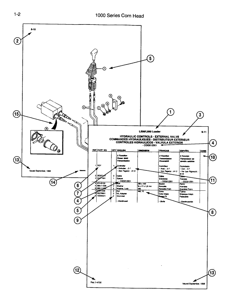 Схема запчастей Case IH 1044 - (01-02) - HOW TO USE YOUR PARTS CATALOG (00) - PICTORIAL INDEX