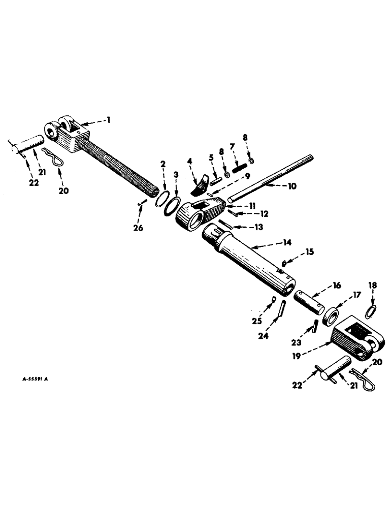 Схема запчастей Case IH 10 - (B-20) - RATCHET-TYPE HAND LIFT ATTACHMENT 