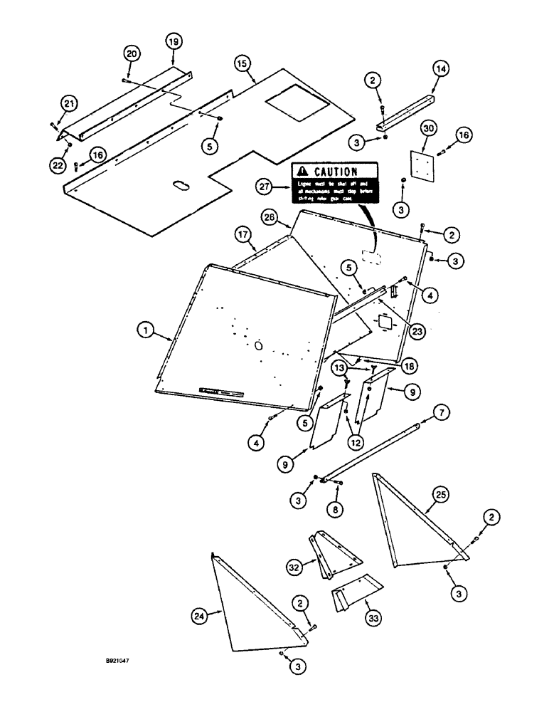 Схема запчастей Case IH 1660 - (9H-08) - SEPARATOR SIDES (12) - CHASSIS