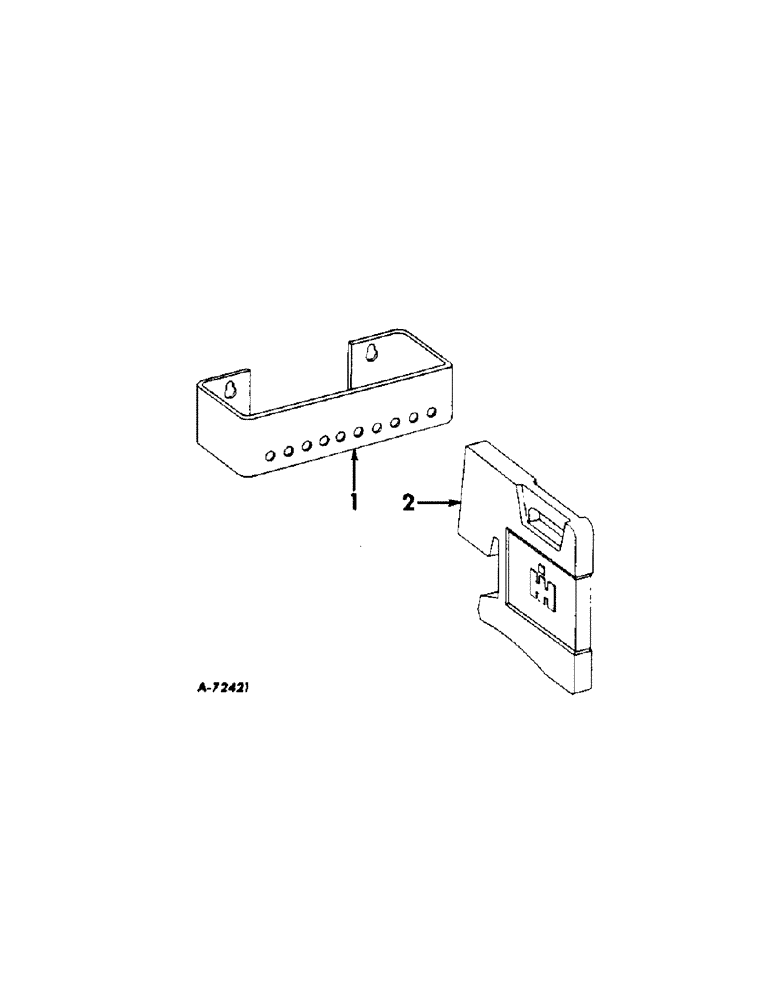 Схема запчастей Case IH 2404 - (137) - MISCELLANEOUS EQUIPMENT, FRONT END WEIGHT BRACKET AND WEIGHTS Miscellaneous Equipment