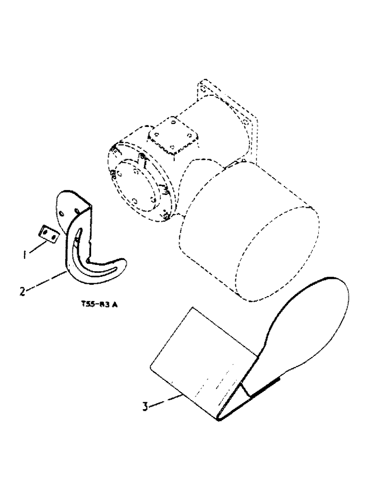 Схема запчастей Case IH 444 - (6-14) - BELT PULLEY SAFETY SHIELD, BELT PULLEY ATTACHMENT (09) - CHASSIS