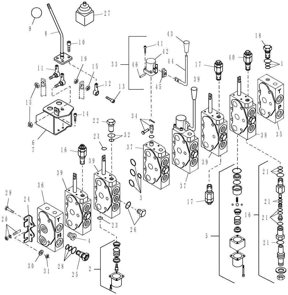 Схема запчастей Case IH BHX1102 - (26) - GRESEN VALVE V-10 - SML48217 