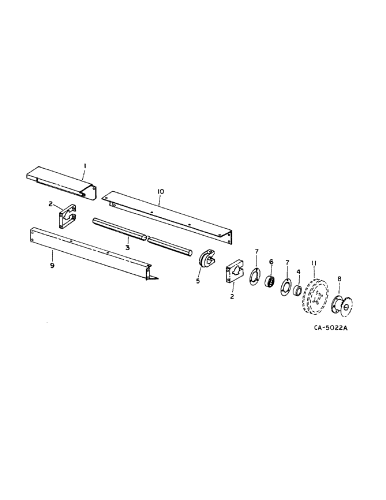 Схема запчастей Case IH 810 - (B-23) - HEADER JACKSHAFT, HEADER, JACKSHAFT DRIVE (58) - ATTACHMENTS/HEADERS