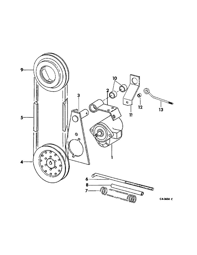 Схема запчастей Case IH 715 - (10-32) - HYDRAULICS, HYDRAULIC LIFT PUMP, NOT HYDRAULIC REEL DRIVE (07) - HYDRAULICS