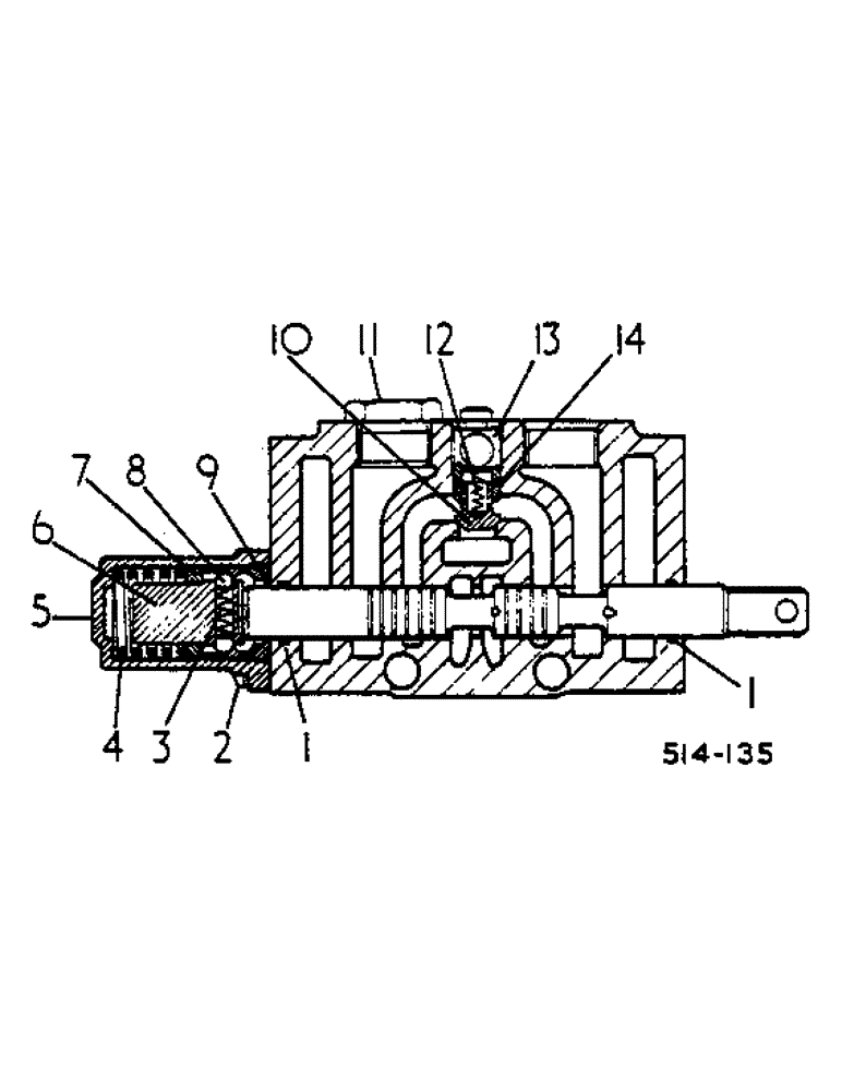 Схема запчастей Case IH 2500 - (10-043) - SINGLE ACTING AUXILIARY HYDRAULIC VALVE ASSY, 574 UP TO S/N 010385, 2500 UP TO S/N 000611 (07) - HYDRAULICS