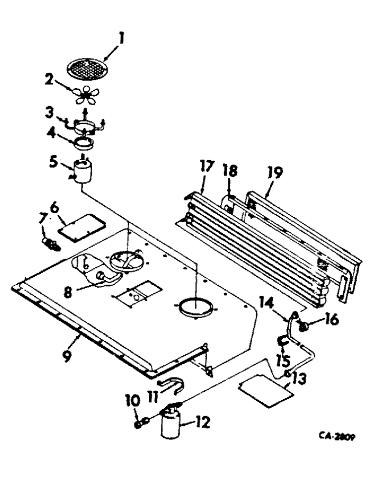 Схема запчастей Case IH 2756 - (N-32) - PARTS ACCESSORIES AND ATTACHMENTS, CONDENSER Accessories & Attachments