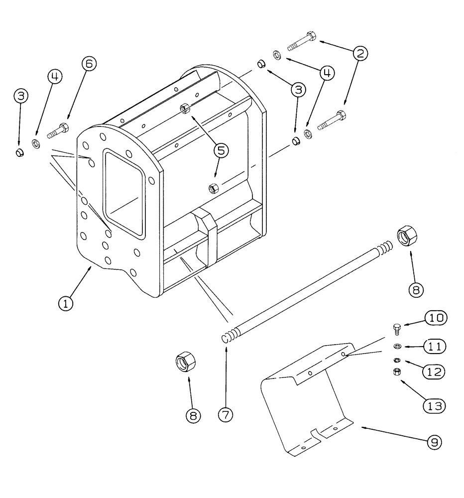 Схема запчастей Case IH 2155 - (6-48) - AXLE SPACERS (03) - POWER TRAIN