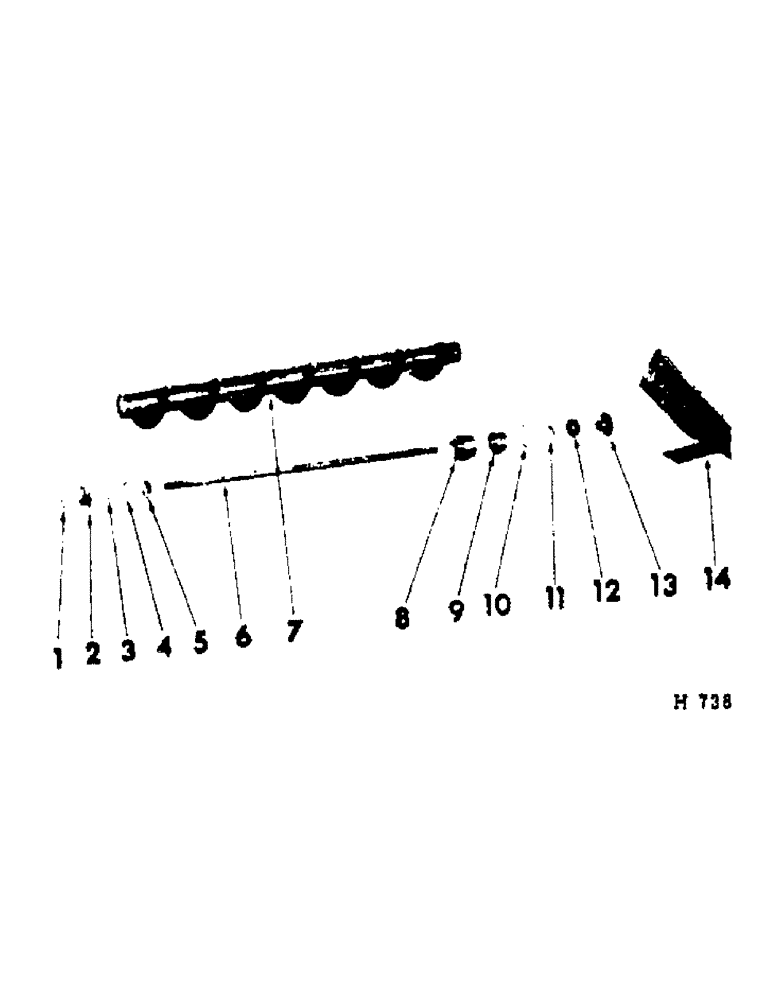 Схема запчастей Case IH 201 - (A-088) - PLATFORM FRONT AUGER, AUGER PLATFORM, NOT CANVAS OR PEA BAR PLATFORM (58) - ATTACHMENTS/HEADERS