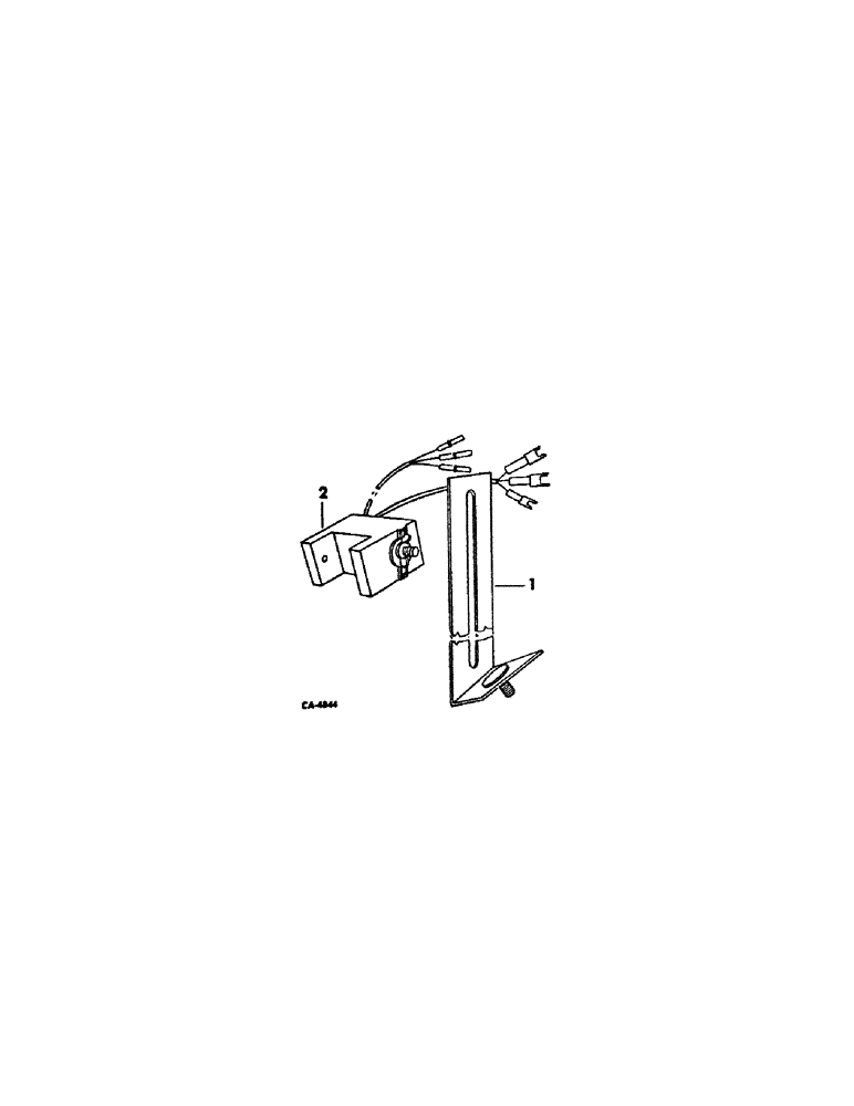 Схема запчастей Case IH 500 - (B-27[A]) - HOPPER LEVEL SENSOR, QUANTITIES SHOWN ARE PER SEED HOPPER 