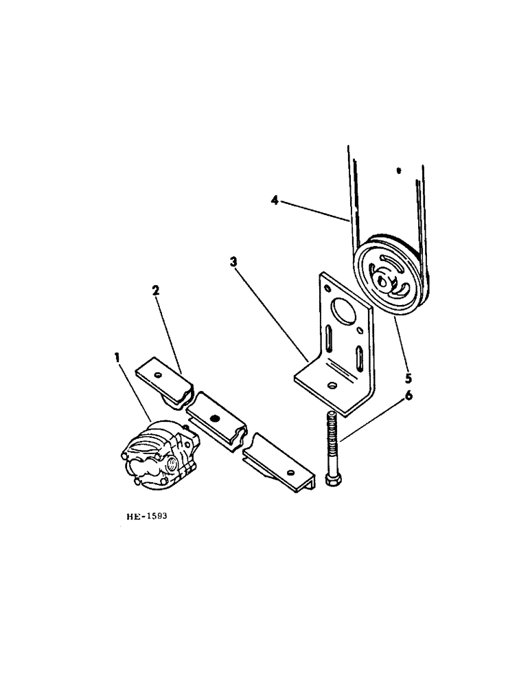 Схема запчастей Case IH 375 - (F-69) - HYDRAULIC SYSTEM, HYDRAULIC PUMP MOUNTING AND DRIVE (07) - HYDRAULIC SYSTEM