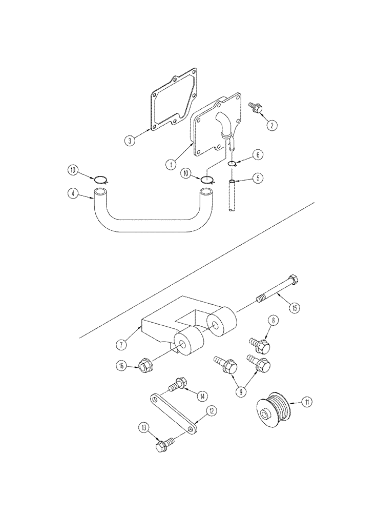 Схема запчастей Case IH STX325 - (02-22) - CRANKCASE, BREATHER 6TAA-8304 / 6TAA-9004 EMISSIONS CERTIFIED ENGINE (02) - ENGINE