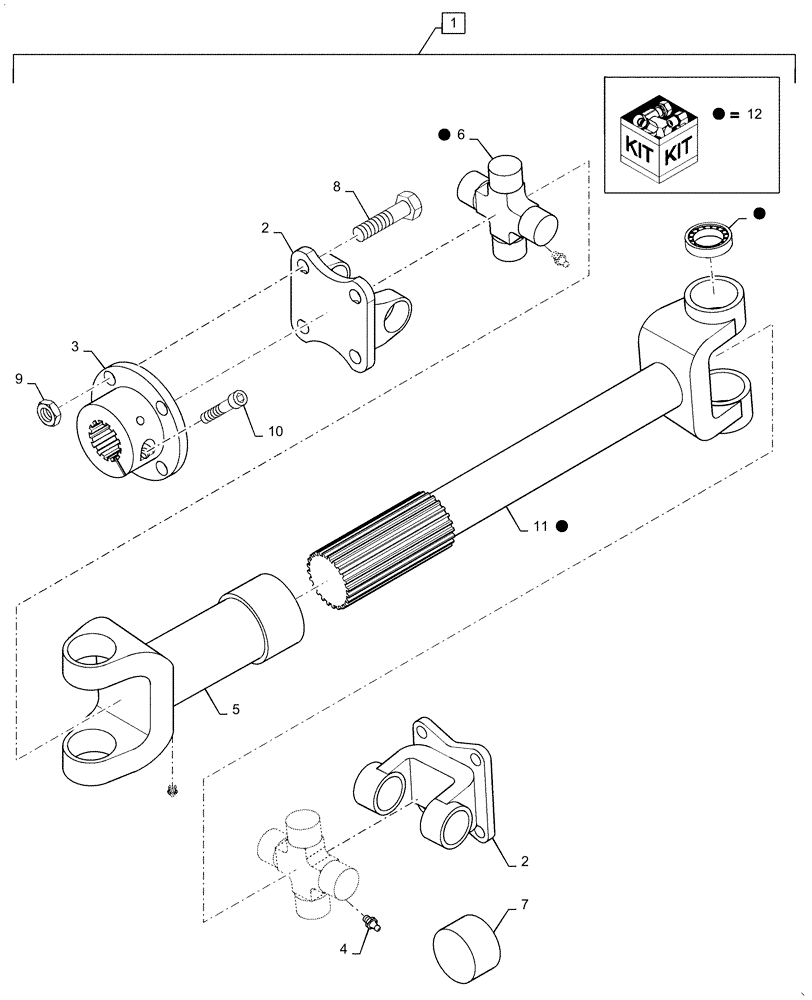 Схема запчастей Case IH 810 - (35.220.07) - HYDRAULIC DRIVELINE, 3 WHEELER (35) - HYDRAULIC SYSTEMS