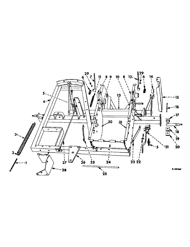 Схема запчастей Case IH 350 - (D-03) - MAIN FRAME (39) - FRAMES AND BALLASTING