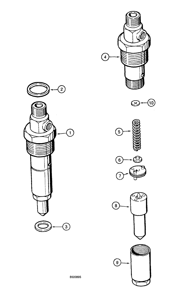 Схема запчастей Case IH SPX3200 - (03-056) - FUEL INJECTION NOZZLE (10) - ENGINE