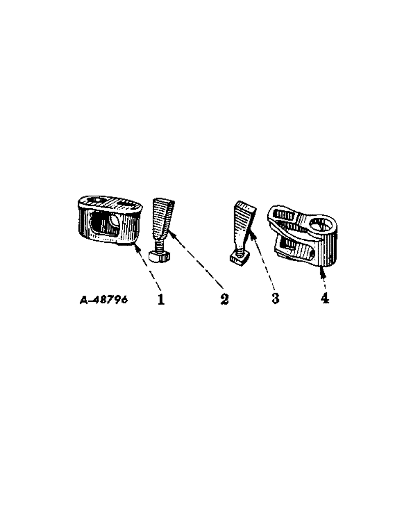 Схема запчастей Case IH 221 - (W-6[B]) - APPLICATOR CLAMP 