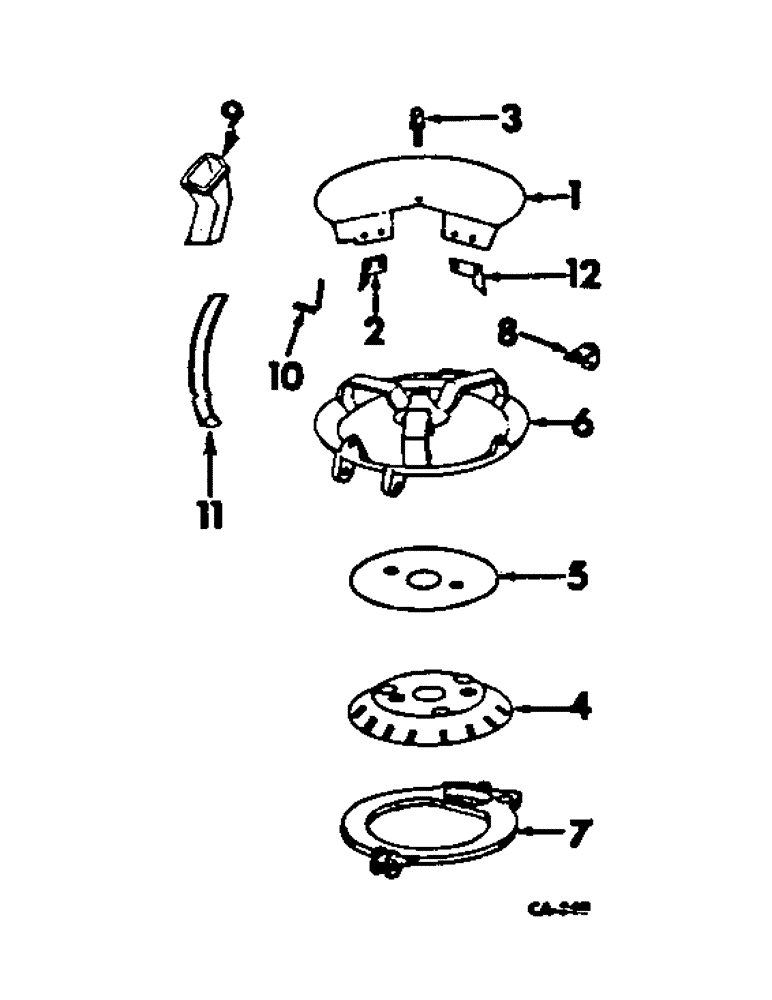 Схема запчастей Case IH 296 - (AA-19) - PEANUT AND BEAN PLANTER EQUIPMENT, ONE PER ROW 