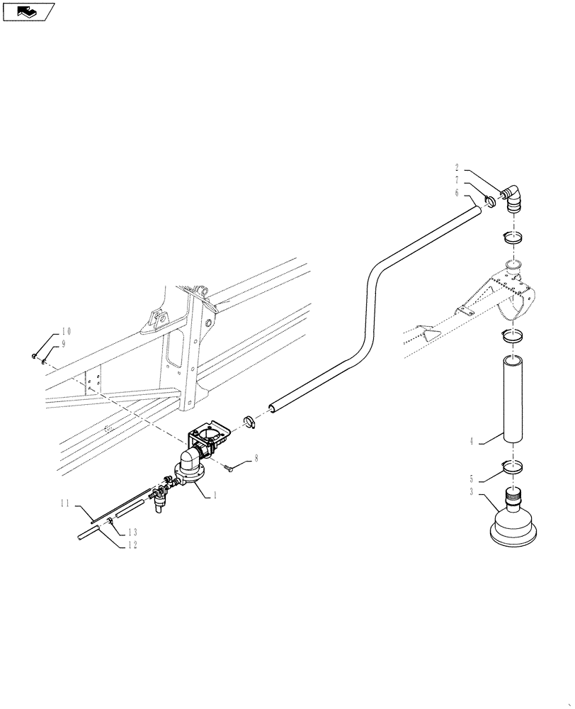 Схема запчастей Case IH 4420 - (11-021) - FOAMER, 60-80 RIGHT DROP GROUP Options