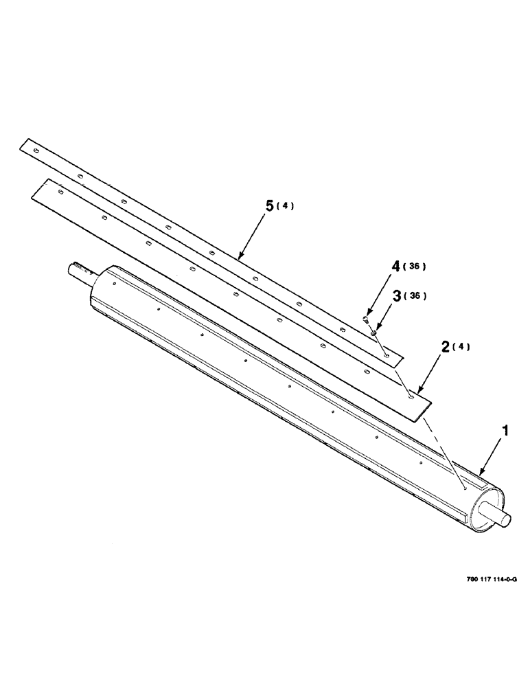 Схема запчастей Case IH 8465 - (6-20) - ROLLER ASSEMBLY, FLAP (14) - BALE CHAMBER