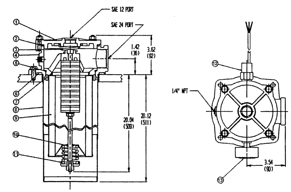 Схема запчастей Case IH PATRIOT 150 - (06-012) - HYDROSTATIC PUMP - FILTER ASSY Hydraulic Plumbing