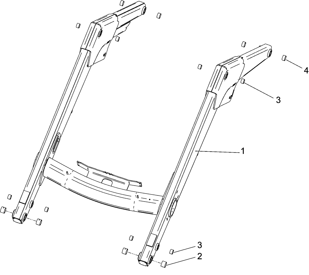 Схема запчастей Case IH LX750 - (82.100.AA[07]) - LOADER ARM BUSHING - MSL (82) - FRONT LOADER & BUCKET