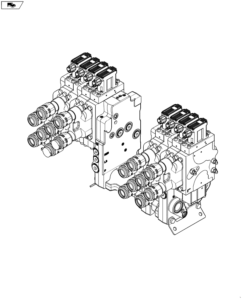 Схема запчастей Case IH STEIGER 450 - (88.035.11) - DIA KIT, ADDITIONAL PRODUCTS - HYD. AUX. VALVE KIT, ADDITIONAL EH REMOTE (88) - ACCESSORIES