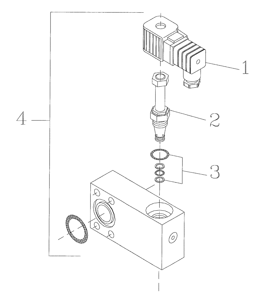 Схема запчастей Case IH 7700 - (B05[14]) - HYDRAULIC SOLENOID VALVE Hydraulic Components & Circuits