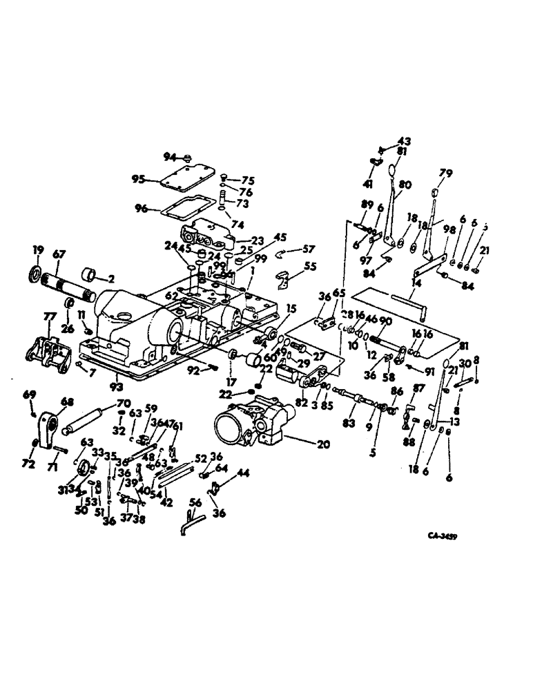 Схема запчастей Case IH 674 - (10-15) - HYDRAULICS, DRAFT CONTROL (07) - HYDRAULICS