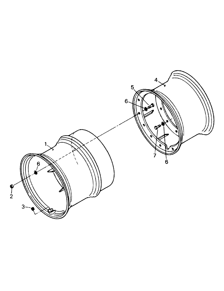 Схема запчастей Case IH KP-525 - (04-23) - WHEELS (04) - Drive Train