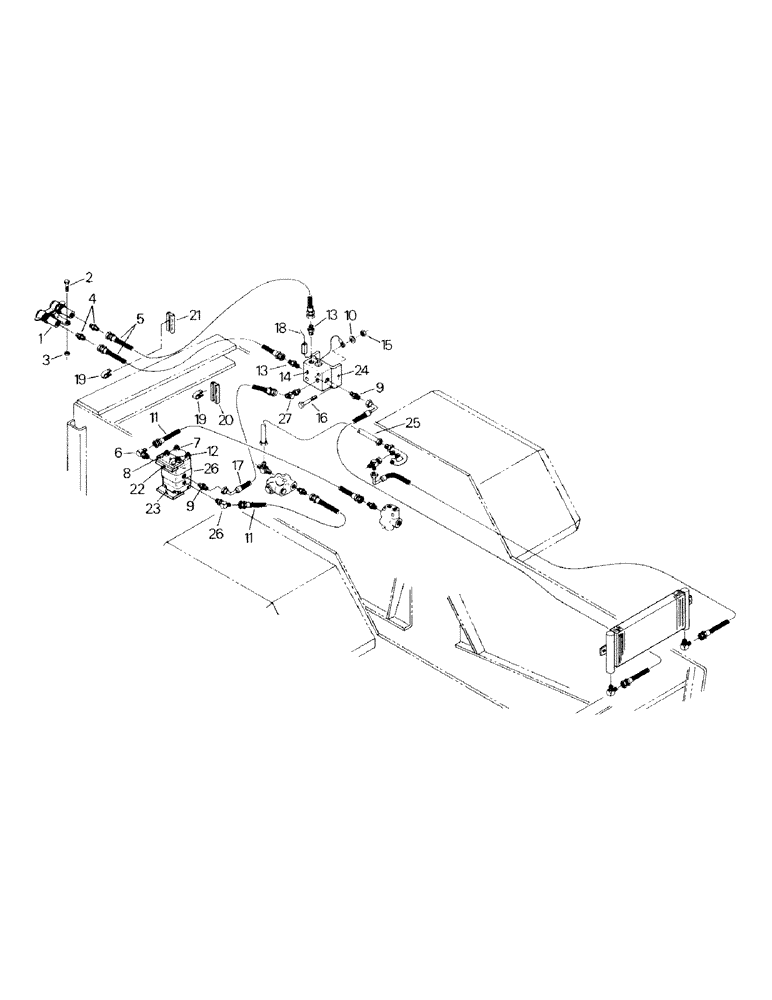 Схема запчастей Case IH KP-525 - (10-04) - HYDRAULIC MOTOR KIT Options & Miscellaneous