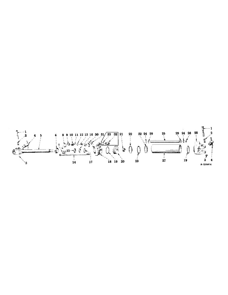 Схема запчастей Case IH 200 - (247) - HYDRAULIC SYSTEM, REMOTE CONTROL CYLINDER, 2-1/2 X 8 INCH WITH 3/16 INCH DIAMETER LIMIT STOP VALVE (07) - HYDRAULIC SYSTEM