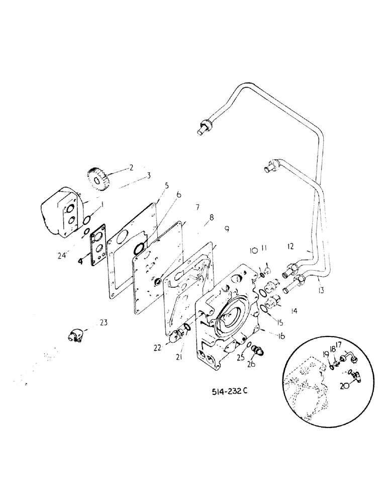 Схема запчастей Case IH 385 - (10-01) - HYDRAULICS, HYDRAULIC POWER SUPPLY AND MULTIPLE CONTROL VALVE (07) - HYDRAULICS