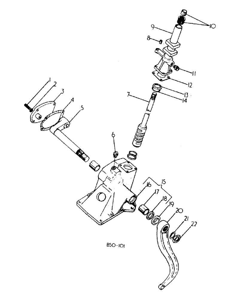 Схема запчастей Case IH 384 - (05-03) - STEERING, STEERING GEAR (04) - STEERING