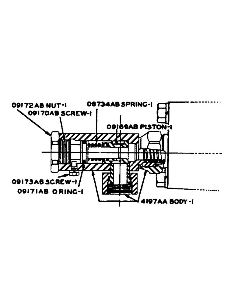 Схема запчастей Case IH DV-SERIES - (163) - HYDRAULIC SINGLE AND DUAL CONTROL UNIT, CYLINDER SPEED REGULATOR (08) - HYDRAULICS