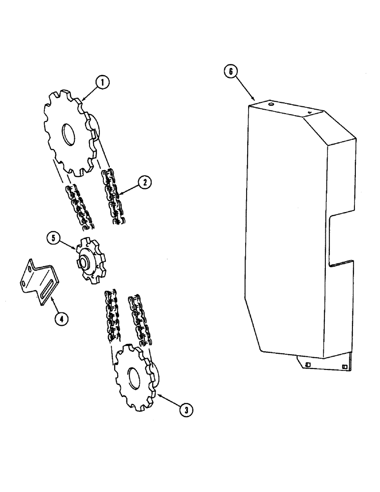 Схема запчастей Case IH 595 - (9-50) - UPPER BEATER DRIVE AND SHIELD (09) - CHASSIS/ATTACHMENTS