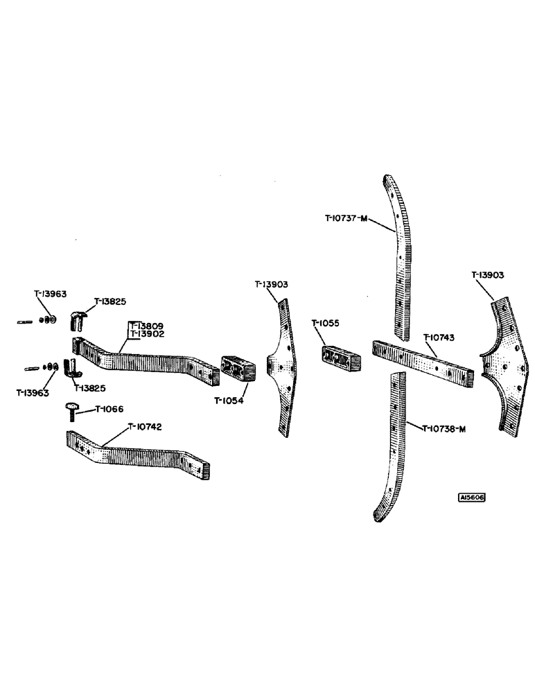 Схема запчастей Case IH T-SERIES - (11) - BEAMS, STANDARDS AND GUSSETS, FOR T24, T26 AND T28 