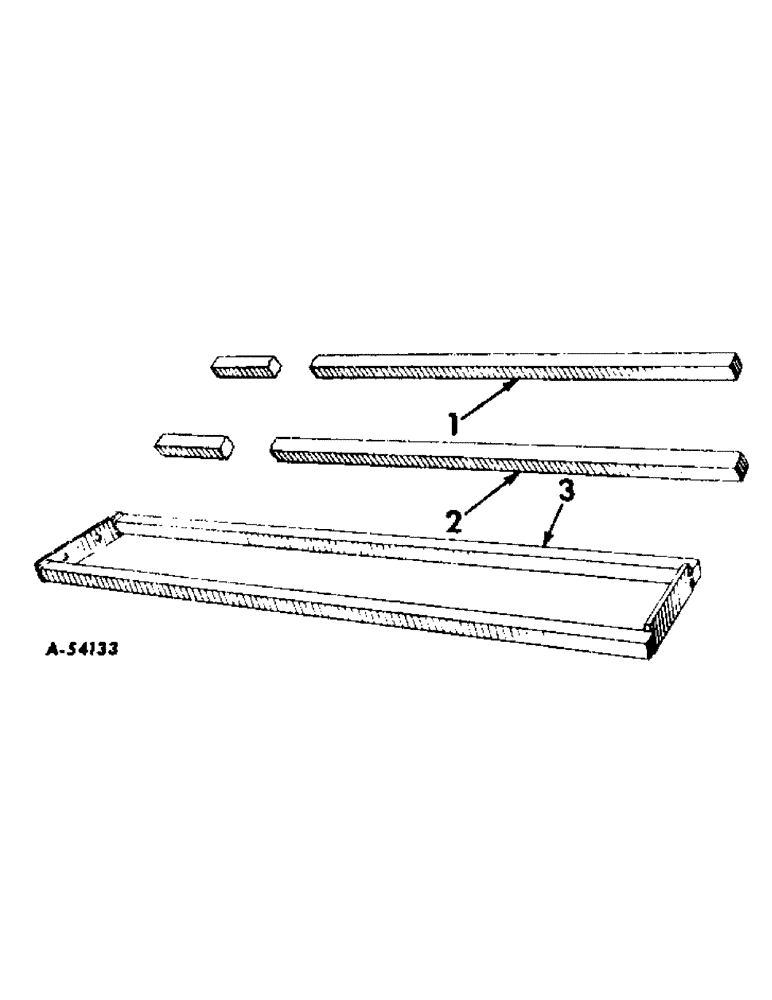 Схема запчастей Case IH 662 - (AC-03) - FRONT SECTION TOOL BARS 