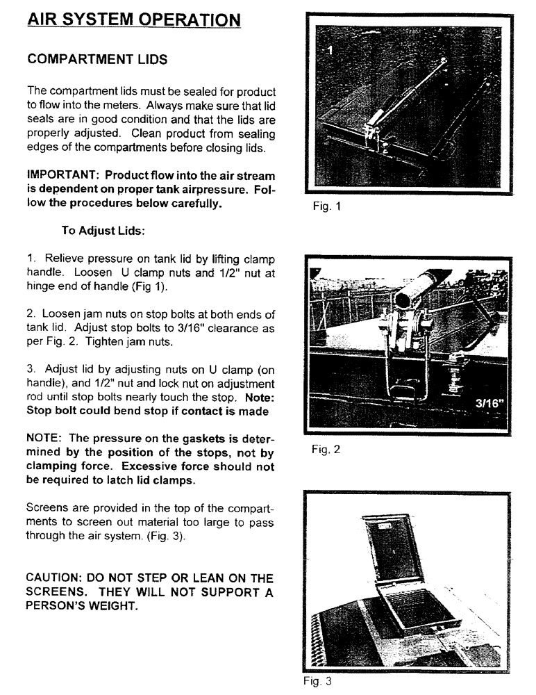 Схема запчастей Case IH 1100 - (B03) - AIR SYSTEM OPERATION 