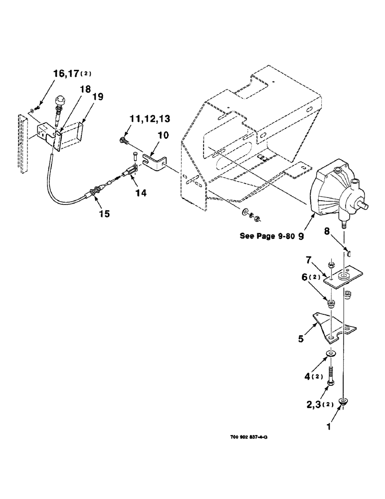 Схема запчастей Case IH 8820 - (9-078) - PUMP CONTROL ASSEMBLY, REEL DRIVE (58) - ATTACHMENTS/HEADERS