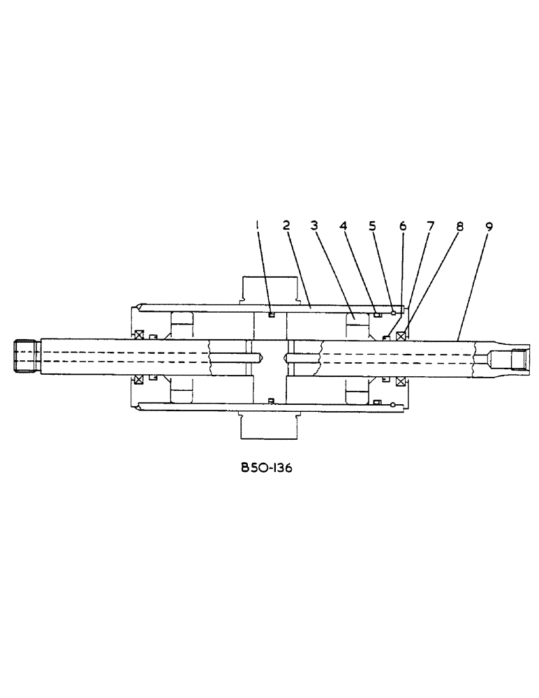 Схема запчастей Case IH 258 - (10-063) - STEERING CYLINDER, 4-WHEEL DRIVE, KIMCO (07) - HYDRAULICS