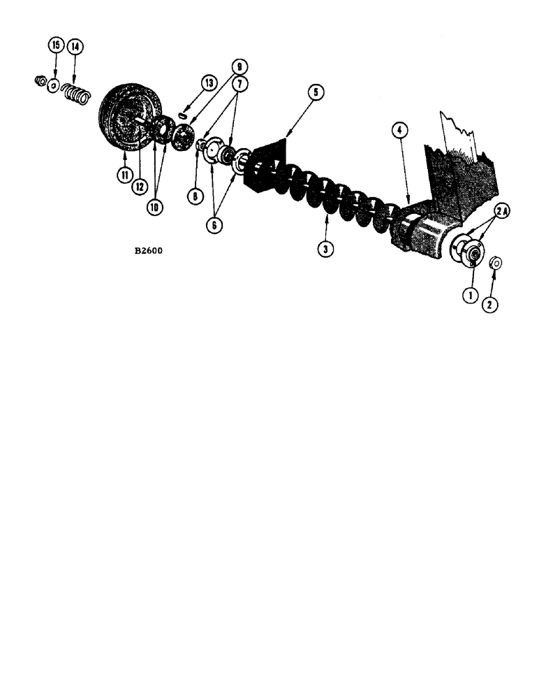 Схема запчастей Case IH 1060 - (168) - GRAIN AUGER (80) - CROP STORAGE/UNLOADING