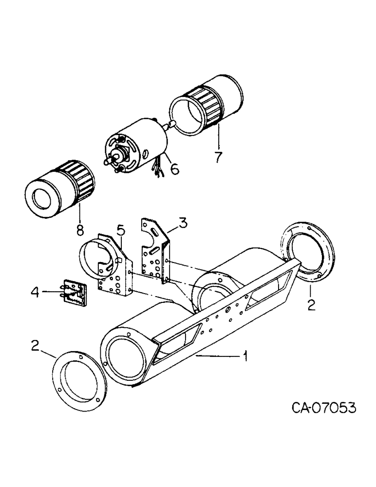 Схема запчастей Case IH 6388 - (13-31) - SUPERSTRUCTURE, BLOWER ASSY, WITH PERMANENT MAGNET (05) - SUPERSTRUCTURE