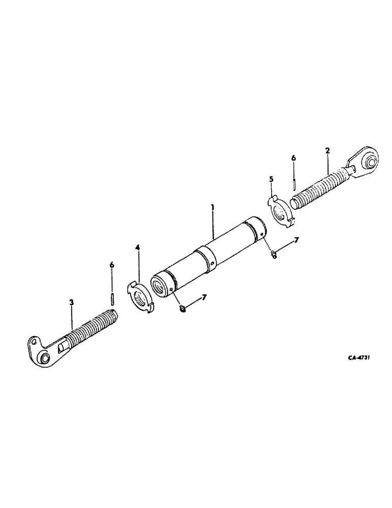 Схема запчастей Case IH 4386 - (09-11) - FRAME, CENTER LINK ASSY (12) - FRAME