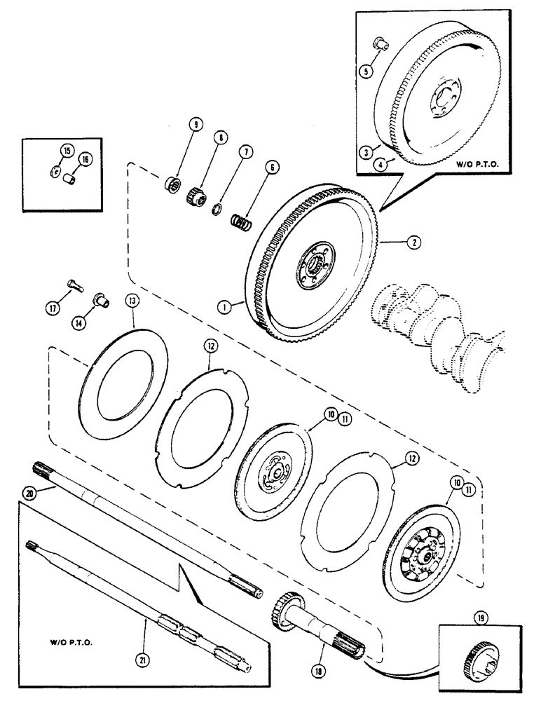 Схема запчастей Case IH 2670 - (204) - CLUTCH, TORQUE LIMITER (06) - POWER TRAIN