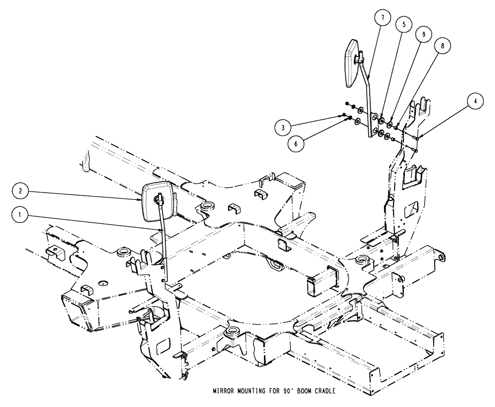 Схема запчастей Case IH SPX3320 - (11-046) - MIRROR ASSEMBLY, MANUAL Options