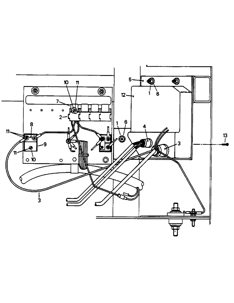 Схема запчастей Case IH 9130 - (10-06) - THREE POINT ELECTRONIC BOX AND MOUNTING Options & Miscellaneous