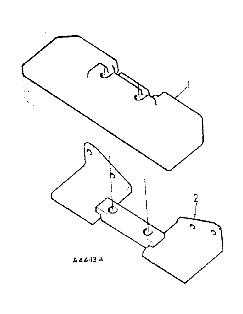 Схема запчастей Case IH 444 - (6-68) - FRONT END WEIGHT ATTACHMENT (09) - CHASSIS